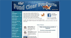 Desktop Screenshot of pondclearproducts.com
